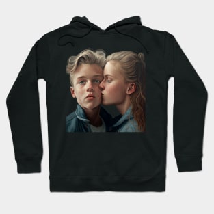 Cute Girl and boy Hoodie